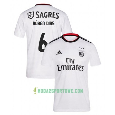 Koszulka Benfica Ruben Dias 6 Wyjazdowe Stroje Piłkarskie 2018-2019 Krótki Rękaw